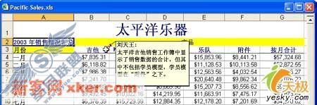 关键工作表