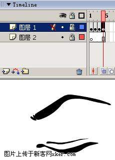 flash制作人物眨眼睛