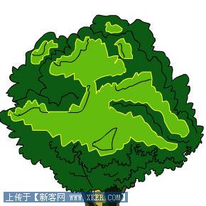 矢量大树图