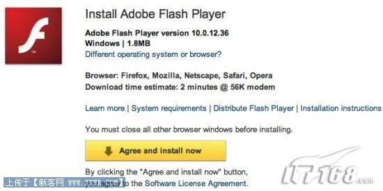 Adobe Flash Player 10 V10.0.12.36�����ظ���