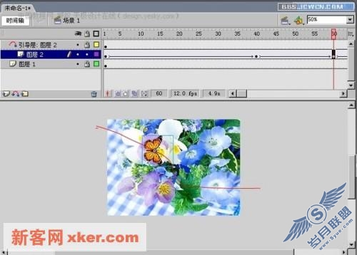 Flash制作实例教程:蝶恋花【图】_