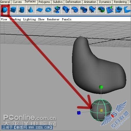Maya2008作长江7号外星狗建模 Maya2008作长江7号外星狗建模