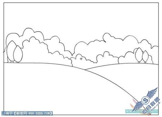 Flash鼠绘入门实例教程:卡通风景画中风车的画法