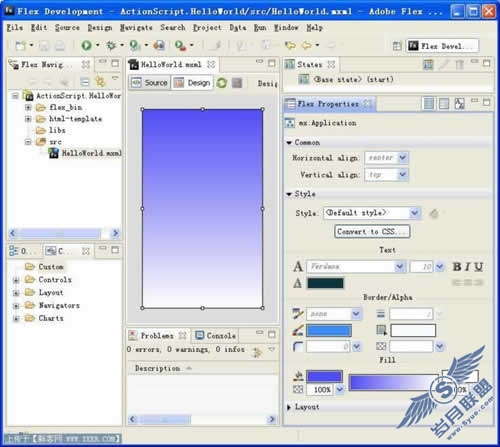 ActionScript 3.0 Step By Step系列(一):工欲其善,先利其器(Flex Builder)