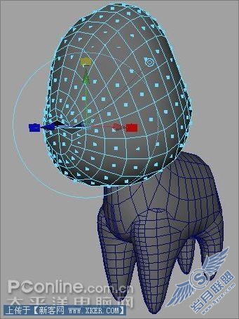 Maya2008作长江7号外星狗建模 Maya2008作长江7号外星狗建模