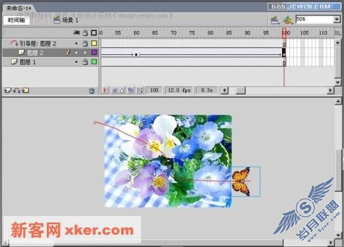 Flash制作实例教程:蝶恋花【图】_