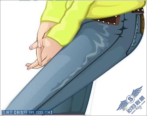 Flash绘画实例:青春靓丽美女