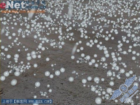 铺天盖地用3DSMAX制作冰雹效果
