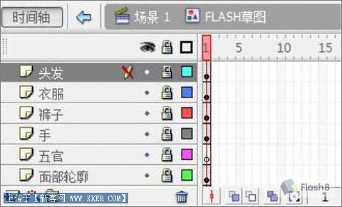 Flash绘画实例:青春靓丽美女