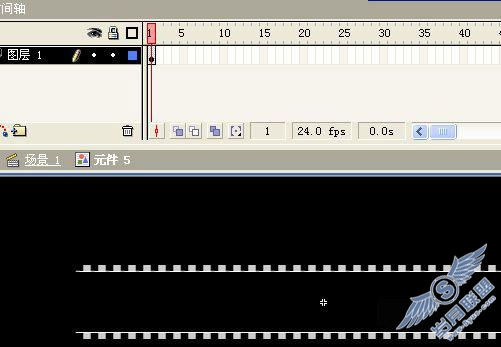 用Flash制作电影胶片循环播放模拟效果