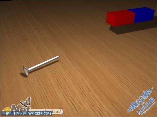 用3dsmax制作物理实验中磁铁动画