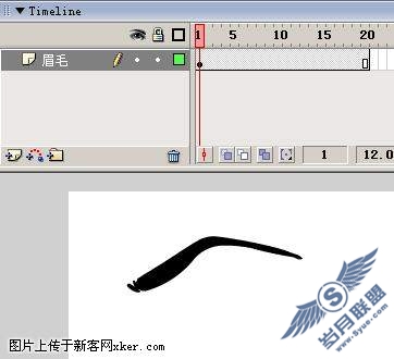 flash制作人物眨眼睛