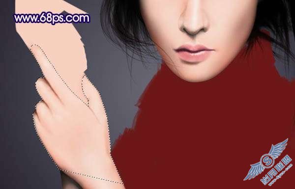 Photoshop鼠绘制作新潮美女【图】_新客网
