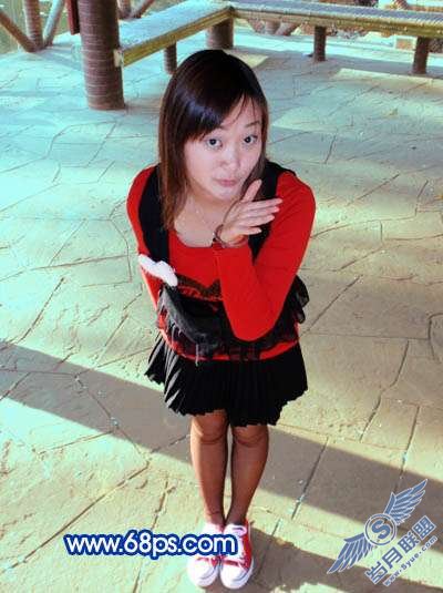 Photoshop照片处理:给外景人物照片调色甜美色【图】_新客网