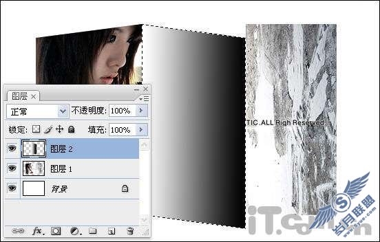 Photoshop用自由变换制作图片折叠效果【图】_新客网