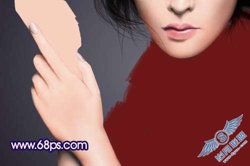 Photoshop鼠绘制作新潮美女【图】_新客网