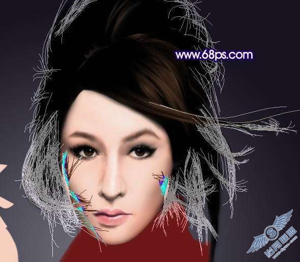 Photoshop鼠绘制作新潮美女【图】_新客网