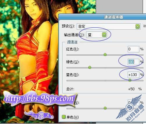 Photoshop照片处理:用黑白工具调色出柔美的单色效果【图】_新客网