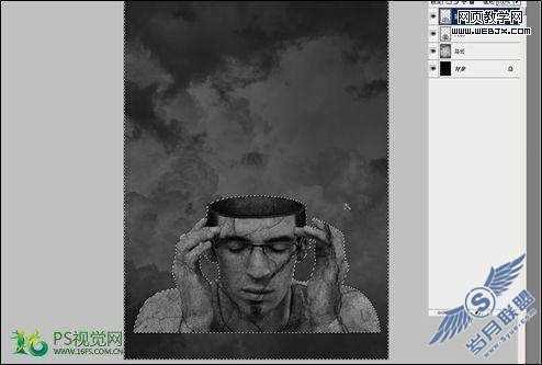 Photoshop合成制作正努力思考的意境图【图】_新客网