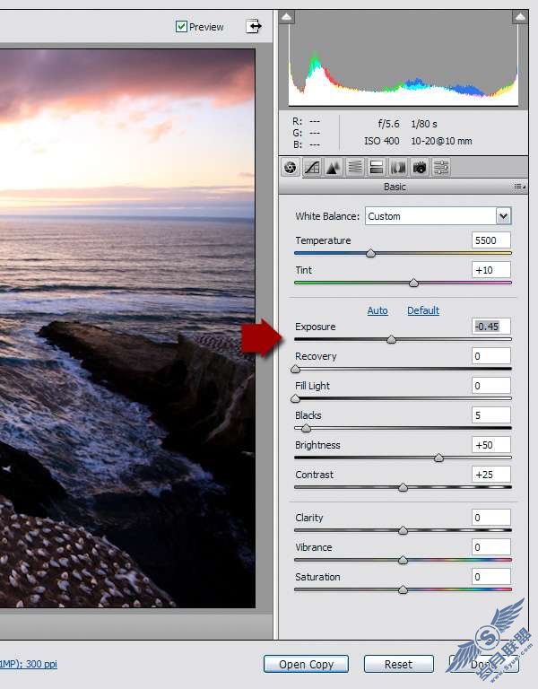 Photoshop用RAW处理混合曝光图片【图】_新客网