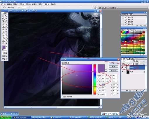 Photoshop����ɫ˫���Ķ�����ʹ�̡̳�ͼ��_�¿���