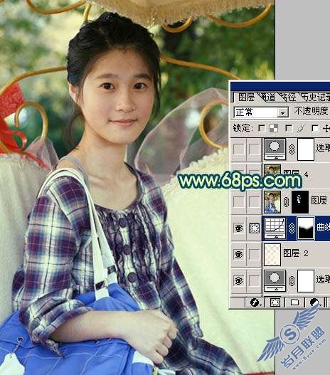 Photoshop照片处理:调色出外景人物照片明亮的暖色调【图】_新客网