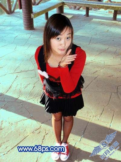 Photoshop照片处理:给外景人物照片调色甜美色【图】_新客网