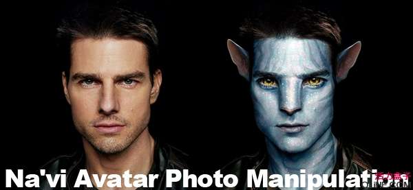Photoshop制作汤姆·克鲁斯·阿凡达【图】_新客网
