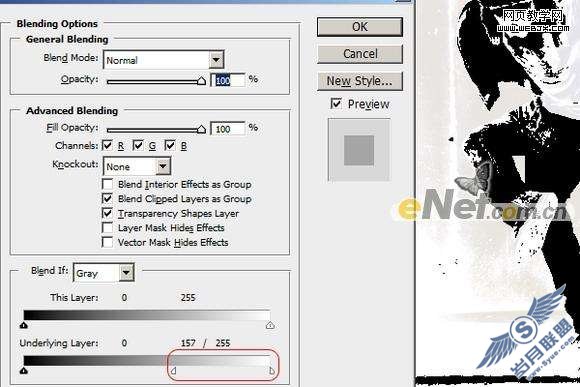 Photoshop制作颓废的潮流剪影图【图】_新客网