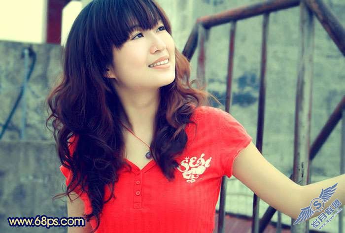 Photoshop照片处理:调色出外景人物柔和的淡黄色【图】_新客网