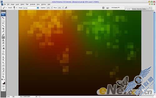 Photoshop文字特效:制作炫彩的花纹文字特效【图】_新客网