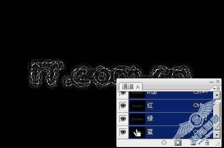 Photoshop文字特效:滤镜制作超酷的彩丝字效果【图】_新客网