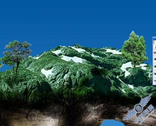 Photoshop合成在空中飘浮的陆地教程【图】_新客网
