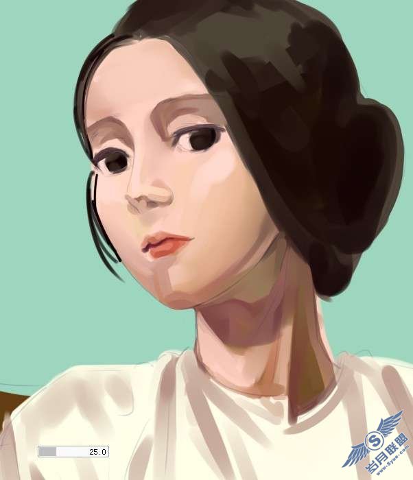 Photoshop鼠绘制作漂亮的民国美女教程【图】_新客网