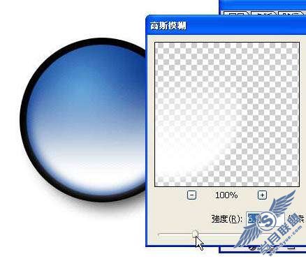 Photoshop制作蓝色圆形水晶按钮【图】_新客网