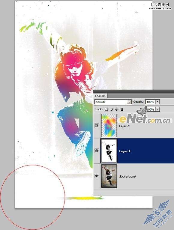 Photoshop制作颓废的潮流剪影图【图】_新客网