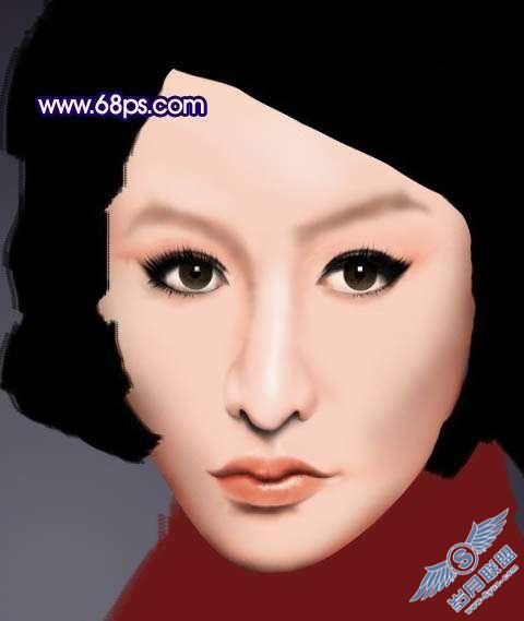 Photoshop鼠绘制作新潮美女【图】_新客网