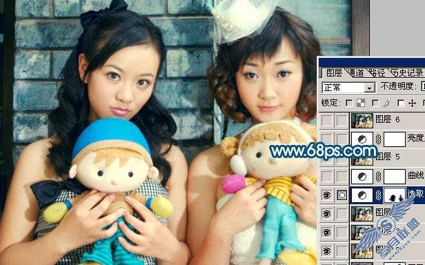 Photoshop照片处理:调色出人物淡青的中性色【图】_新客网