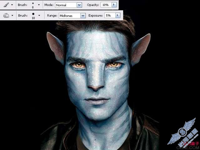 Photoshop制作汤姆·克鲁斯·阿凡达【图】_新客网