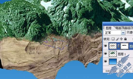 Photoshop合成在空中飘浮的陆地教程【图】_新客网