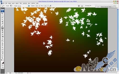 Photoshop文字特效:制作炫彩的花纹文字特效【图】_新客网