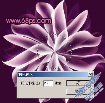 Photoshop制作抽象的光束花朵【图】_新客网