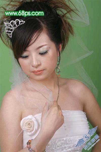 Photoshop照片处理:让偏灰的婚片再现光彩【图】_新客网