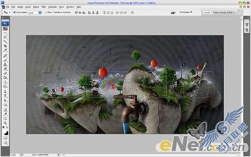 Photoshop文字特效:制作漂亮的图案浮雕字【图】_新客网