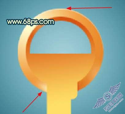 Photoshop制作金色钥匙实例教程【图】_新客网