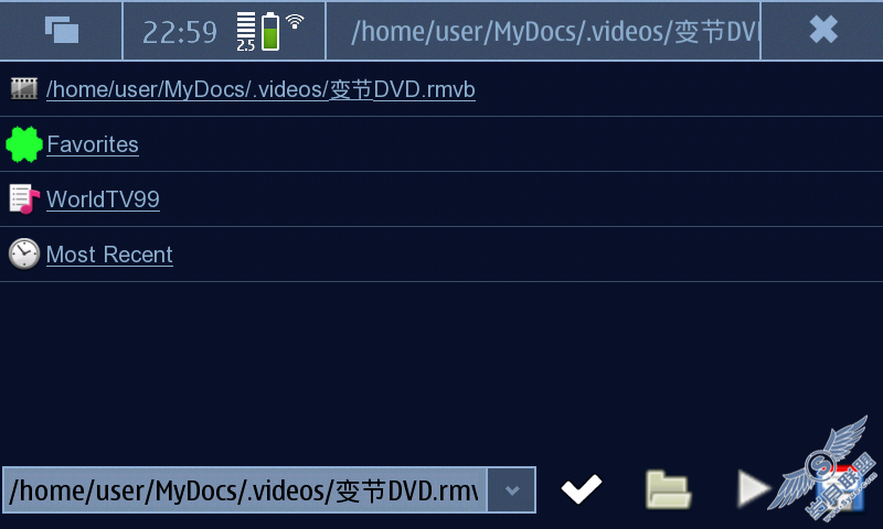 诺基亚N900直接播放RMVB两种播放器效果之对比(KMPLAYER和SIB)【图】_新客网