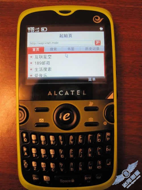 图文解说新到手的阿尔卡特OT-E800