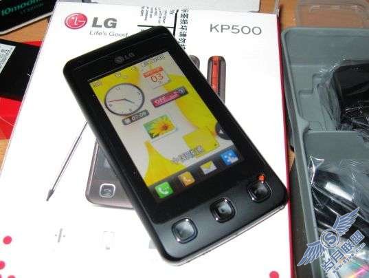 LG KP500黑色款开箱照【图】_