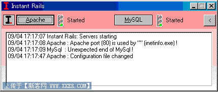 Ruby on rails开发从头来(windows)(一)-使用InstantRails快速搭建Ruby On Rails开发环境