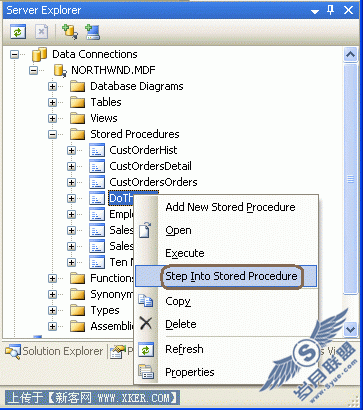 ��Visual Studio 2005�е���SQL Server 2005�Ĵ洢����